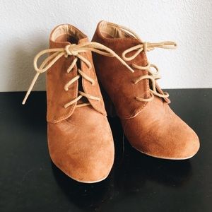 Brown Top Moda Heeled Booties